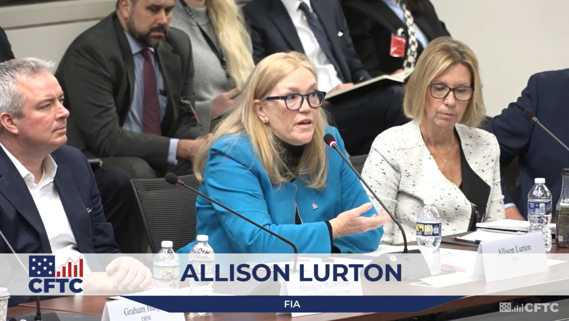 FIA General Counsel Allison Lurton speaks at the 16 October Commodity Futures Trading Commission’s Division of Clearing and Risk roundtable